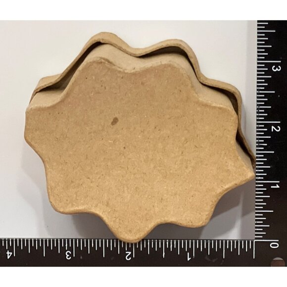 Creatology Autumn Leaf Paper Mâché Boxes Set Of 4 Fall DIY Craft - Picture 6 of 7